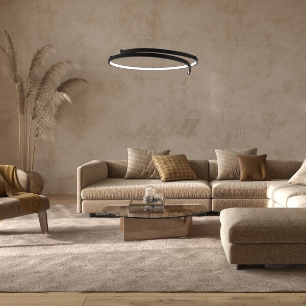 LED Пендел LORENZO LED/35W/230V черен