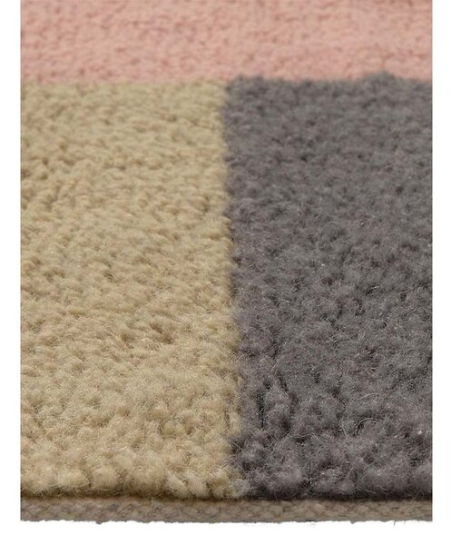 Ръчно изработен вълнен килим 80x140 cm Chroma Dusty Pink – Lorena Canals