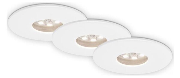 Briloner 7240-036 -К-кт 3xLED Лампа за вграждане в баня ATTACH LED/1,8W/230V IP44 бял