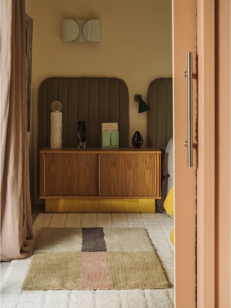 Ръчно изработен вълнен килим 80x140 cm Chroma Dusty Pink – Lorena Canals