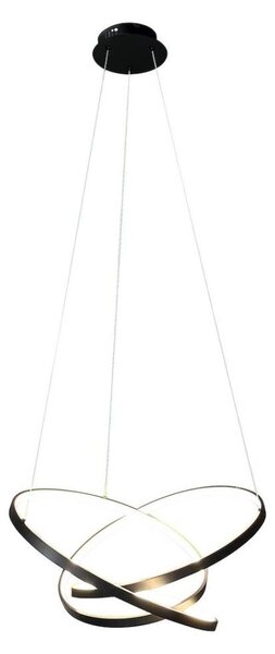LED Пендел EMPOLI LED/55W/230V черен