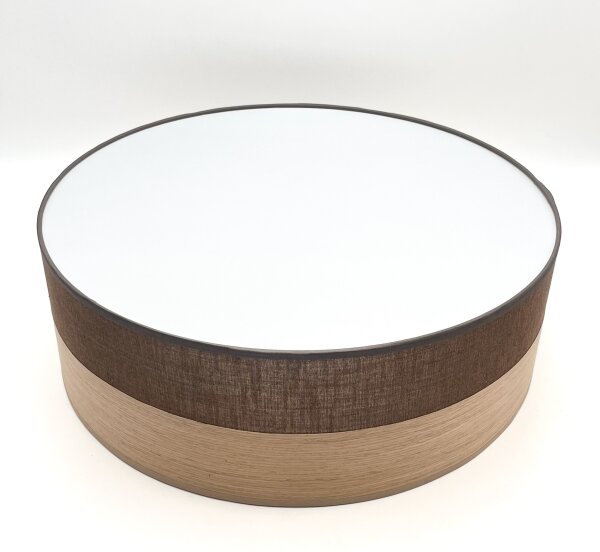 Плафон SIRJA WOOD 2xE27/15W/230V Ø 45 см кафяв/дъб