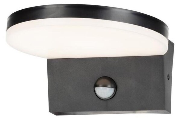 Rabalux 77119 -LED Екстериорен аплик със сензор BATIDA LED/9W/230V IP54 черен