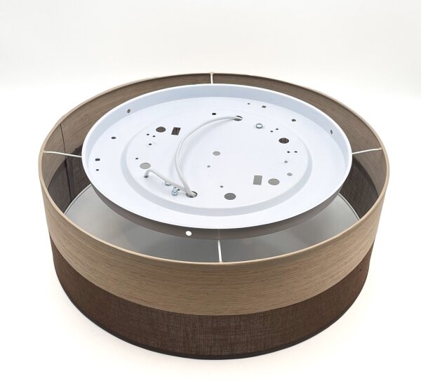 Плафон SIRJA WOOD 2xE27/15W/230V Ø 45 см кафяв/дъб