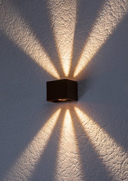 Rabalux 77169 - LED Екстериорен аплик HALLSTATT LED/10W/230V IP54 кафяв