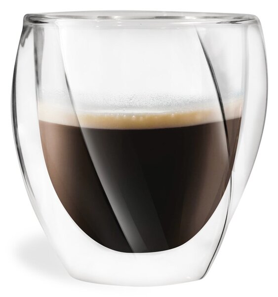 Чаши за капучино с двойни дъна в комплект от 2 бр. 250 ml Cristallo – Vialli Design