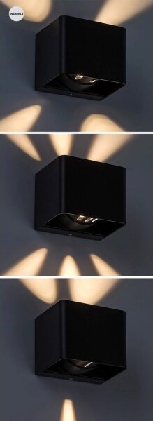 Rabalux 77169 - LED Екстериорен аплик HALLSTATT LED/10W/230V IP54 кафяв