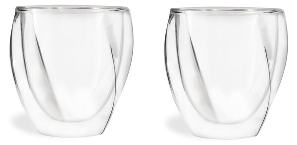 Чаши за капучино с двойни дъна в комплект от 2 бр. 250 ml Cristallo – Vialli Design