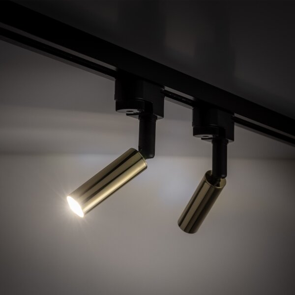 LED Спот за релсова система LAGOS 1xG9/3W/230V златист/черен