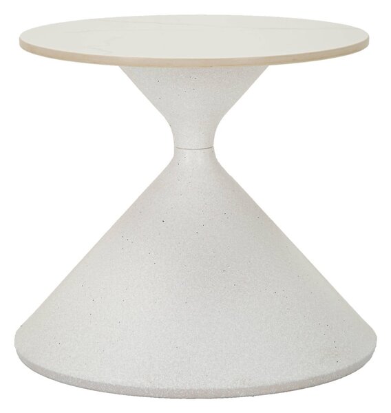 Кръгла странична масичка с керамичен плот ø 45 cm Fush – Mauro Ferretti