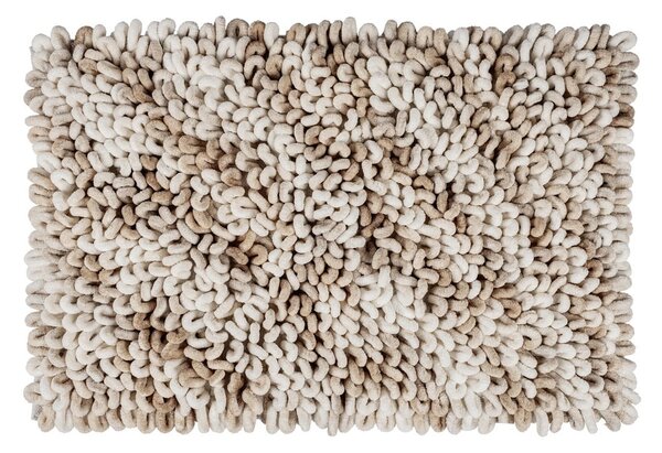 Бежов текстилен килим за баня 60x90 cm Lerici – Wenko