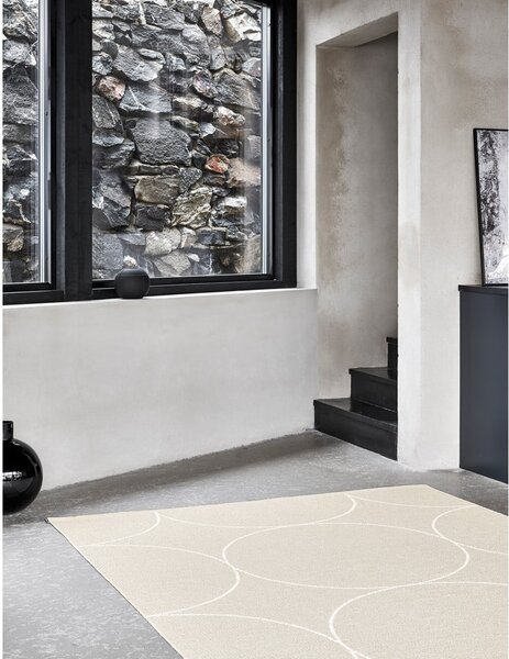 Кремава пътека за открито и закрито 70x200 cm Boo Linen – Pappelina