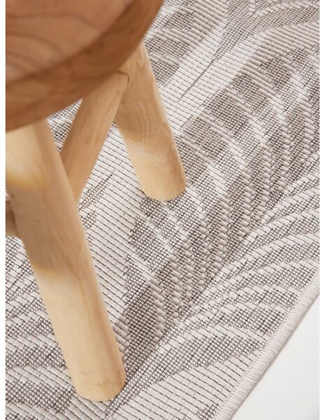 Пътека за открито и закрито в цвят слонова кост и сиво 80x250 cm Duet Liora – NORTHRUGS