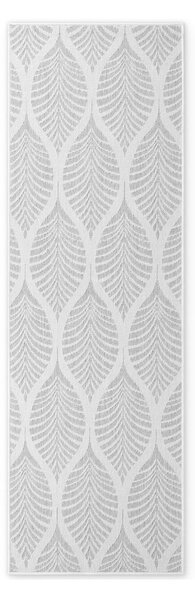 Пътека за открито и закрито в цвят слонова кост и сиво 80x250 cm Duet Liora – NORTHRUGS