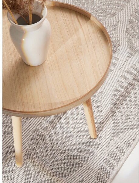 Пътека за открито и закрито в цвят слонова кост и сиво 80x250 cm Duet Liora – NORTHRUGS