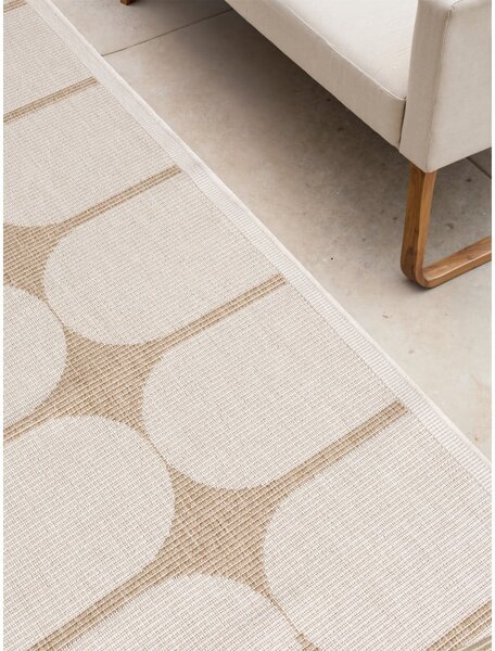 Пътека за открито и закрито в цвят слонова кост и бежово 80x250 cm Duet Bowen – NORTHRUGS