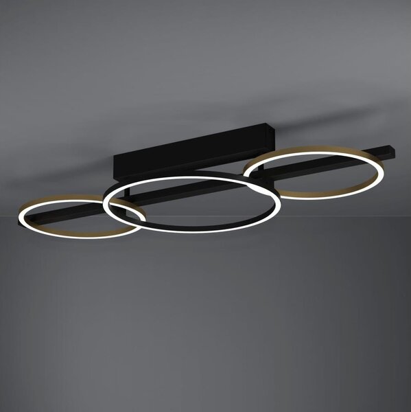 Eglo 390086-LED Димируем полилей за повърхностен монтаж LANACERA 2xLED/12,5W/230V +LED/15,5W