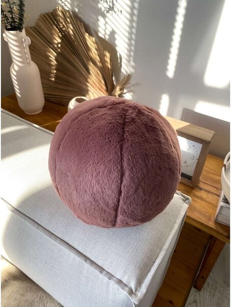 Декоративна възглавница от микроплюш ø 25 cm Top – Mioli Decor