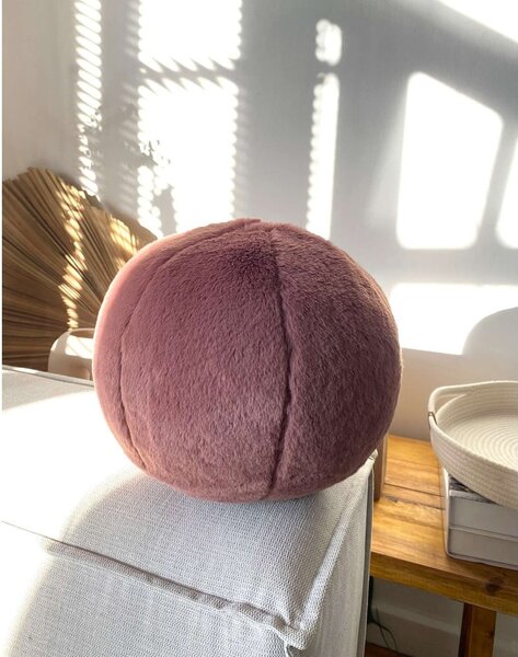 Декоративна възглавница от микроплюш ø 25 cm Top – Mioli Decor