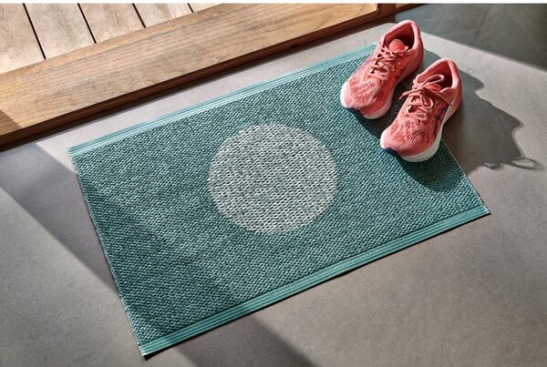 Тюркоазена пътека за открито и закрито 70x280 cm Vera Pop Jade – Pappelina
