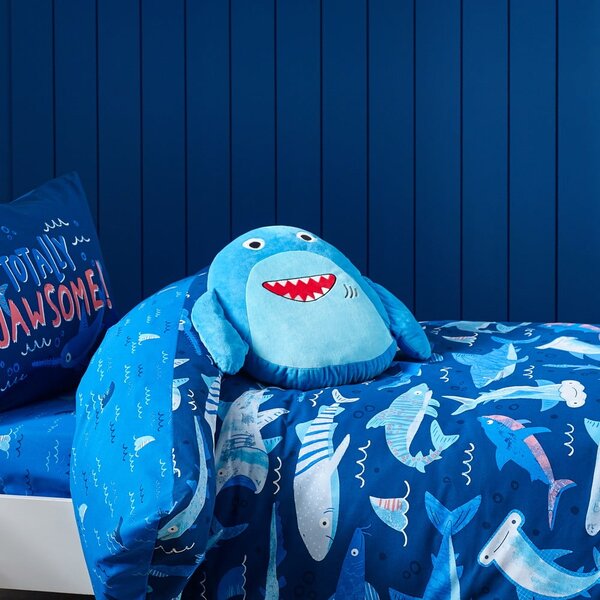 Плюшена детска възглавница Sheldon the Shark – Catherine Lansfield