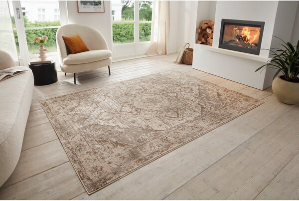 Сив/бежов килим 120x170 cm Terrain Designer Sand – Hanse Home