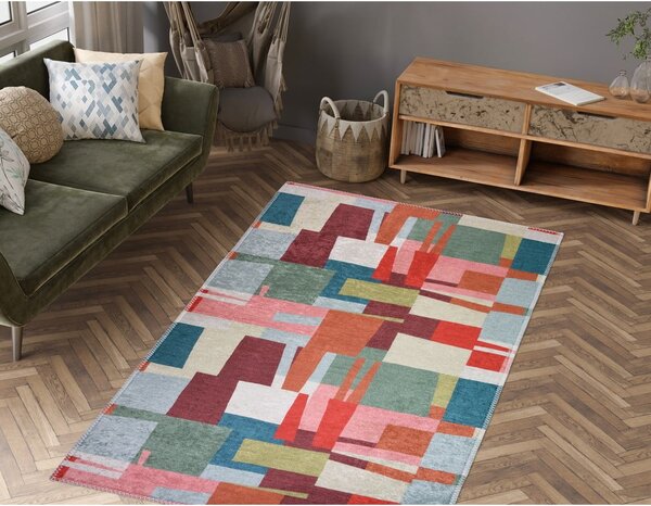 Килим подходящ за пране 80x150 cm Blocks of Fun – Vitaus