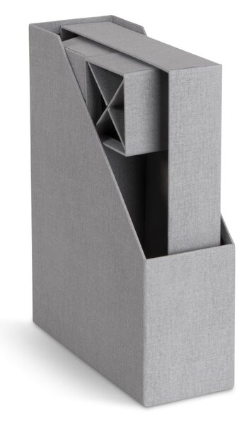 Картонени органайзери в комплект от 4 бр. Hugo Canvas Paper Laminate – Bigso