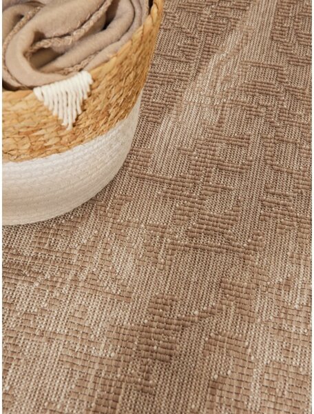 Килим за открито и закрито в цвят слонова кост и бежово 120x170 cm Duet Kona – NORTHRUGS