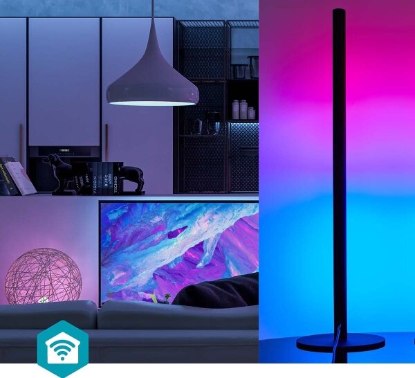 Nedis WIFILD10RGBW-SADA 2xLED RGBIC настолна лампа LED/36W/230V 2700-6500K+DO