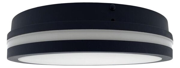 LED Плафон за баня със сензор ELLÉ LED/24W/230V Ø 26 см IP54 антрацит
