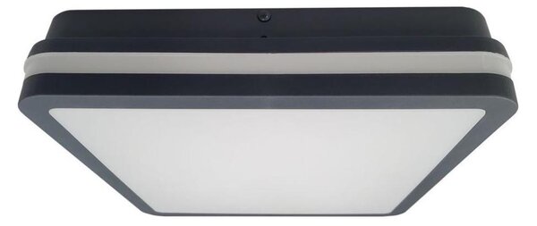 LED Плафон за баня ELLÉ LED/24W/230V 3000/4000/6500K 26x26 см IP54 антрацит