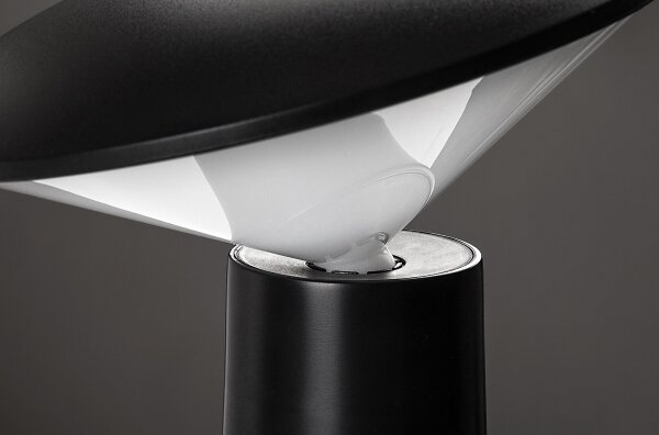 Rabalux 77147-LED Димируема акумулаторна настолна touch лампа POLPERRO LED/3W/3,7V 1200mAh черен