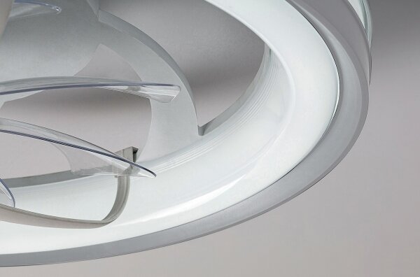 Rabalux 71335-LED Димируем плафон с вентилатор FANRICIUS 40W/230V 3000/4000/6000K + д.у
