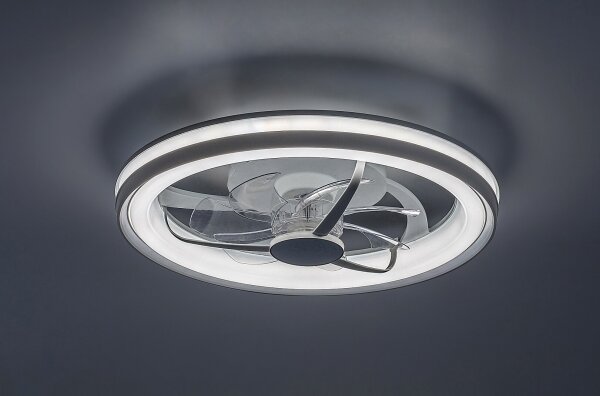 Rabalux 71335-LED Димируем плафон с вентилатор FANRICIUS 40W/230V 3000/4000/6000K + д.у