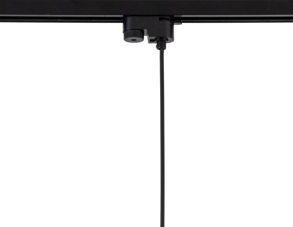 Пендел за релсова система TRACER 1xE27/15W/230V Ø 20 см черен/кафяв