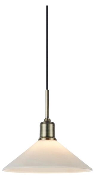 Markslöjd 108867 - Пендел VELA 1xE27/40W/230V месинг/бял
