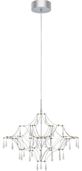 Markslöjd 108869 - LED Димируем кристален полилей на нишка EFESOS LED/14W/230V Ø 60 см