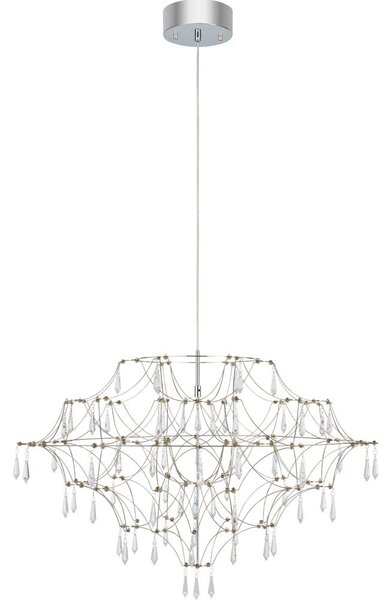 Markslöjd 108870 - LED Димируем кристален полилей на нишка EFESOS LED/25W/230V Ø 80 см