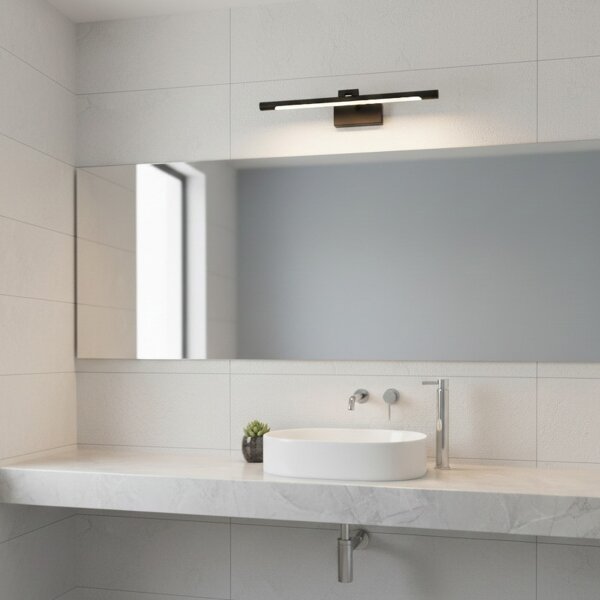 LED осветление за огледало за баня MIRROR LED/6W/230V 4000K IP44 40 см черно