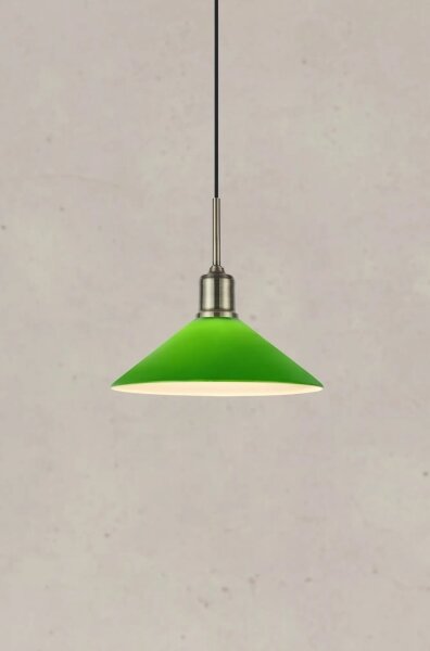 Markslöjd 108868 - Пендел VELA 1xE27/40W/230V месинг/зелен