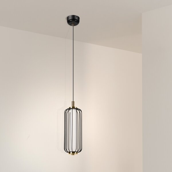LED полилей на кабел BONNIE 15W/230V 3000K черен