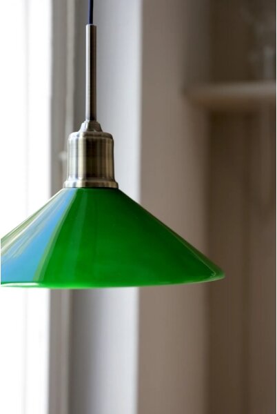 Markslöjd 108868 - Пендел VELA 1xE27/40W/230V месинг/зелен