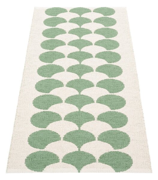 Зелена и кремава пътека за открито и закрито 70x150 cm Poppy Oregano – Pappelina
