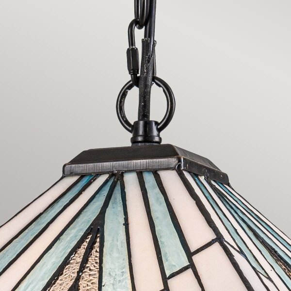 Elstead TF-ALDERLEY-P - Полилей на верига Tiffany ALDERLEY 1xE27/60W/230V