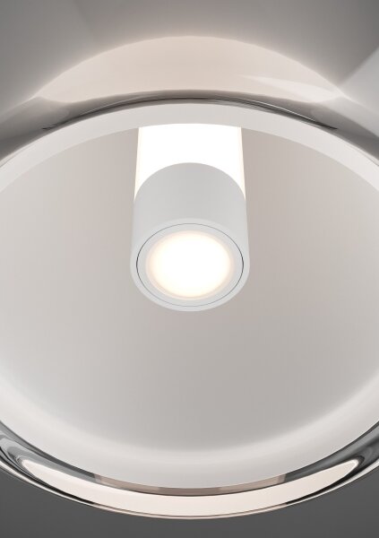 Eglo 390461 - LED настолна лампа MENORCA LED/5,5W/230V + LED/1,6W хром