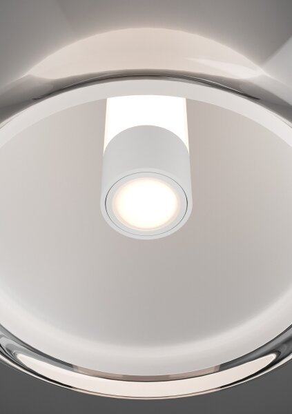 Eglo 390462 - LED подова лампа MENORCA LED/7W/230V + LED/1,6W, хром