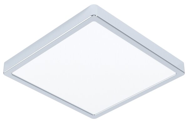 Eglo 901767 - LED плафон за баня FUEVA LED/13W/230V 29x29 см IP44 хром