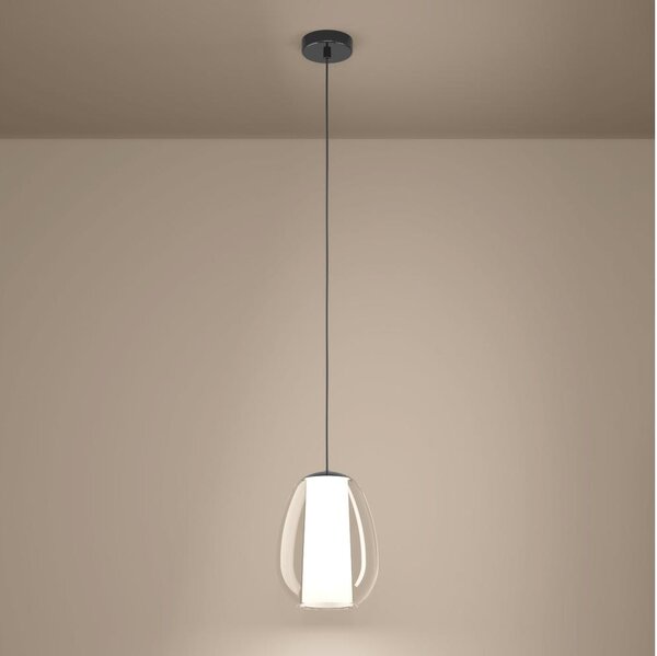 Eglo 390457 - Димируем полилей на кабел MENORCA LED/7W/230V + LED/1,6W хром