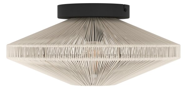 Eglo 43998 - Таванно осветително тяло MIDSUMER 1xE27/40W/230V Ø 38 см кремаво